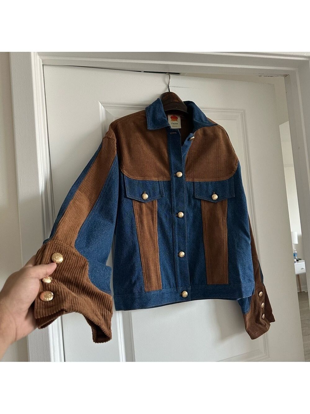 Farm Rio Western Denim Jacket - Picture 2 of 9